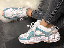 Жіночі кросівки Nike M2K Tekno White Blue AO3108-103, фото 2