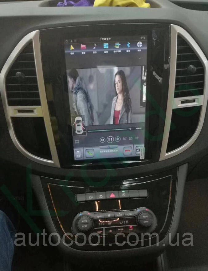Штатна магнітола в стилі тесла Mercedes Vito W447 2016-2018 р.в.