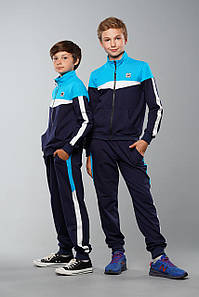 Спортивний костюм дитячий для хлопчика підлітка турецький Harvi Бірюзовий Туреччина весна осінь літо