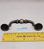 Камодна ручка Італія латунь 96 мм, фото 3