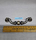 Камодна ручка Італія латунь 96 мм, фото 4