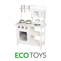 Дерев'яна кухня з аксесуарами для дітей ECOTOYS TK040