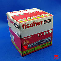 Fischer UX 12 x 70 - Нейлоновий універсальний дюбель, упаковка 25 шт.