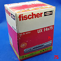 Fischer UX 14 x 75 - Нейлоновий універсальний дюбель, упаковка 20 шт