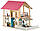 Дерев'яний ляльковий будиночок із меблями Ecotoys + 4 ляльки, фото 3