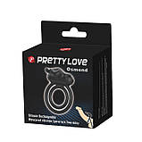 Ерекційне кільце - Pretty Love Osmond CockRing Vibro Black, фото 9