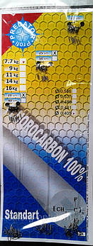 Повідці на хижака Predator fluorocarbon (24шт) 14kg 0.537мм