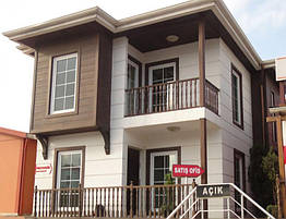 Збірний сталевий будинок 84,5m2 2х поверховий Yeditepe Prefabrik