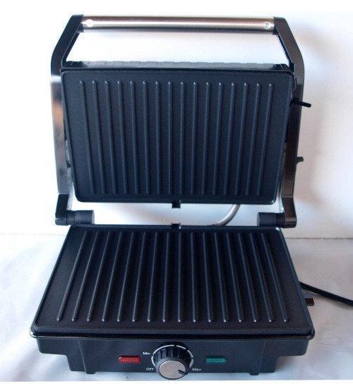 Електричний гриль Rainberg RB-5402 2200 Вт сендвічниця-гриль рифлені пластини 