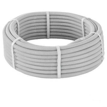 Труба гофрована 16/10,7 мм з протяжкою ПВХ (бухта 100м), ДКС, 91816