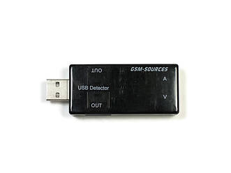 USB тестер Вимірювач напруги струму GSM-Sources 2 USB