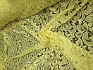 Гіпюр стрейчевий набивний Жовтий, фото 3