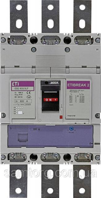 Автоматичний вимикач EB2 800/3LF 800А 3р (36кА), 4672204, ETI, фото 1