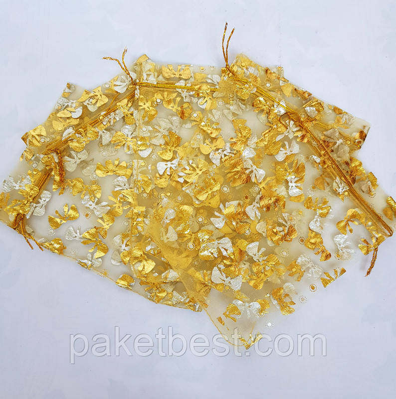 Мішечок подарунковий з органзи 18х24 см