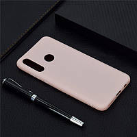 Чохол Soft Touch для Huawei P30 Lite / Nova 4e силікон бампер світло-рожевий