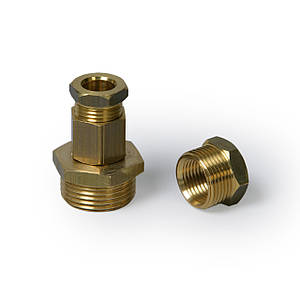 Сальник для введення гріючого кабелю в трубопровід 1", 1/2" і 3/4"