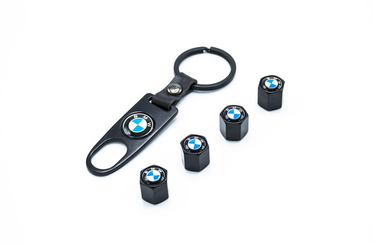 Ковпачки на ніпель з логотипом авто BMW і брелком AIR CAP логотип БМВ