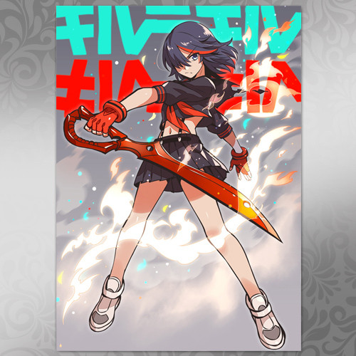Плакат А4 Аніме Kill La Kill 035