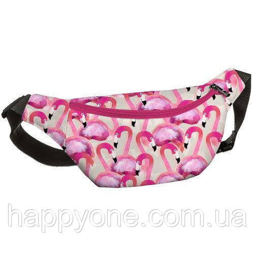 Сумка бананка BUMBAG Фламінго