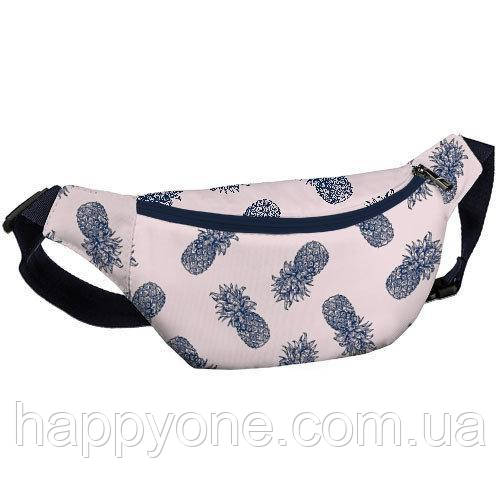 Сумка бананка BUMBAG Ананаси