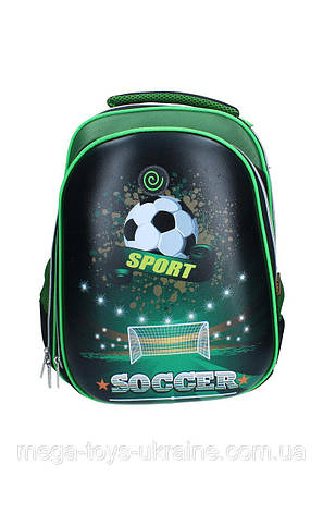 Ранець шкільний SchoolCase 2 відд Soccer 9723 ж, фото 1