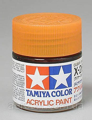 Краска Tamiya X-26 Clear Orange Gloss