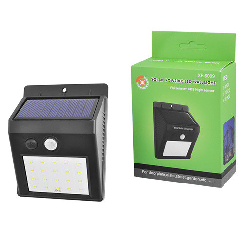Навісний вуличний ліхтар із датчиком руху на сонячній батареї SOLAR LIGHT 6009А