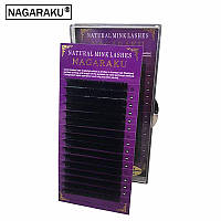Ресницы черные Nagaraku один размер 16 линий ( Нагараку ) С 0,07 - 7 мм