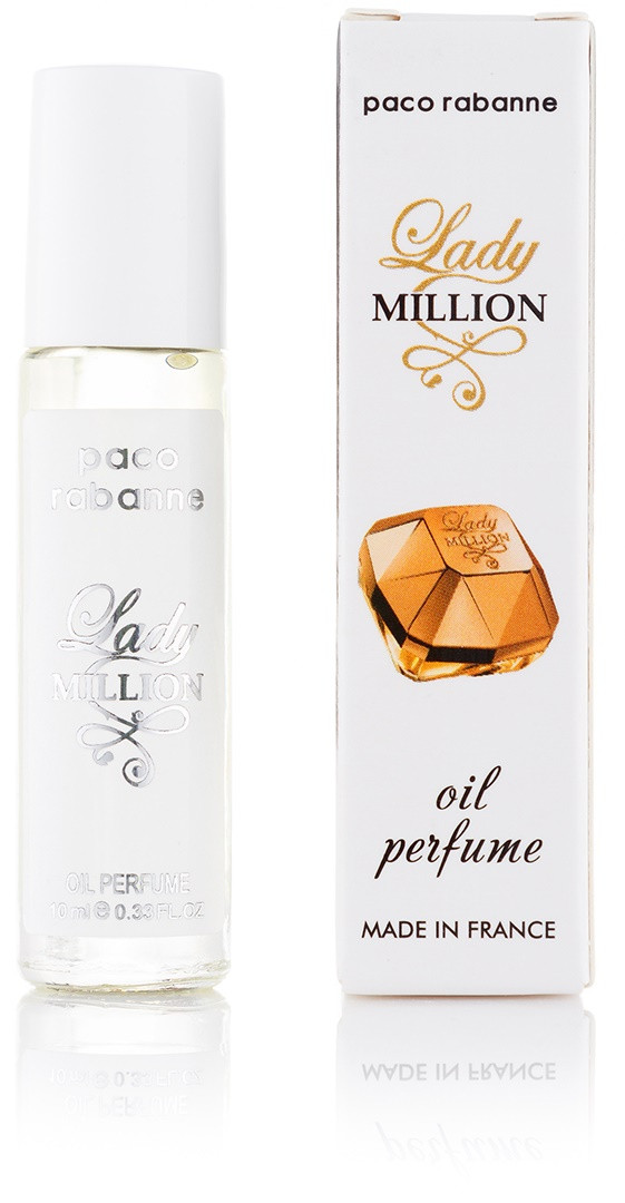 Парфуми жіночі кулькові  Paco Rabanne Lady Million масляні - 10 мл