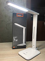 Лампа настільна LED 7W 3000K-5500K 220V VIDEX VL-TF02W для навчання, роботи, офісу