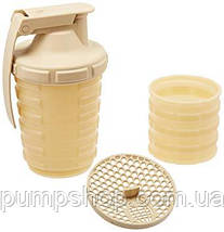 Шейкер Grenade Shaker Desert Tan з додатковим відсіком 600 мл, фото 4