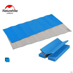 Килимок складний туристичний карімат Naturehike поліуретановий синій