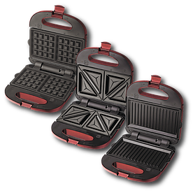 Сендвічниця, вафель, гриль ViLgrand 3 в 1 VW0753M