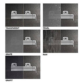 Нерухома стінка для дверей у нішу 80*185 см Ravak Supernova прозоре скло, фото 2