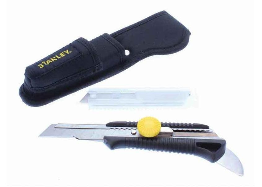 Ніж із відламним лезом 18 мм STANLEY у футлярі