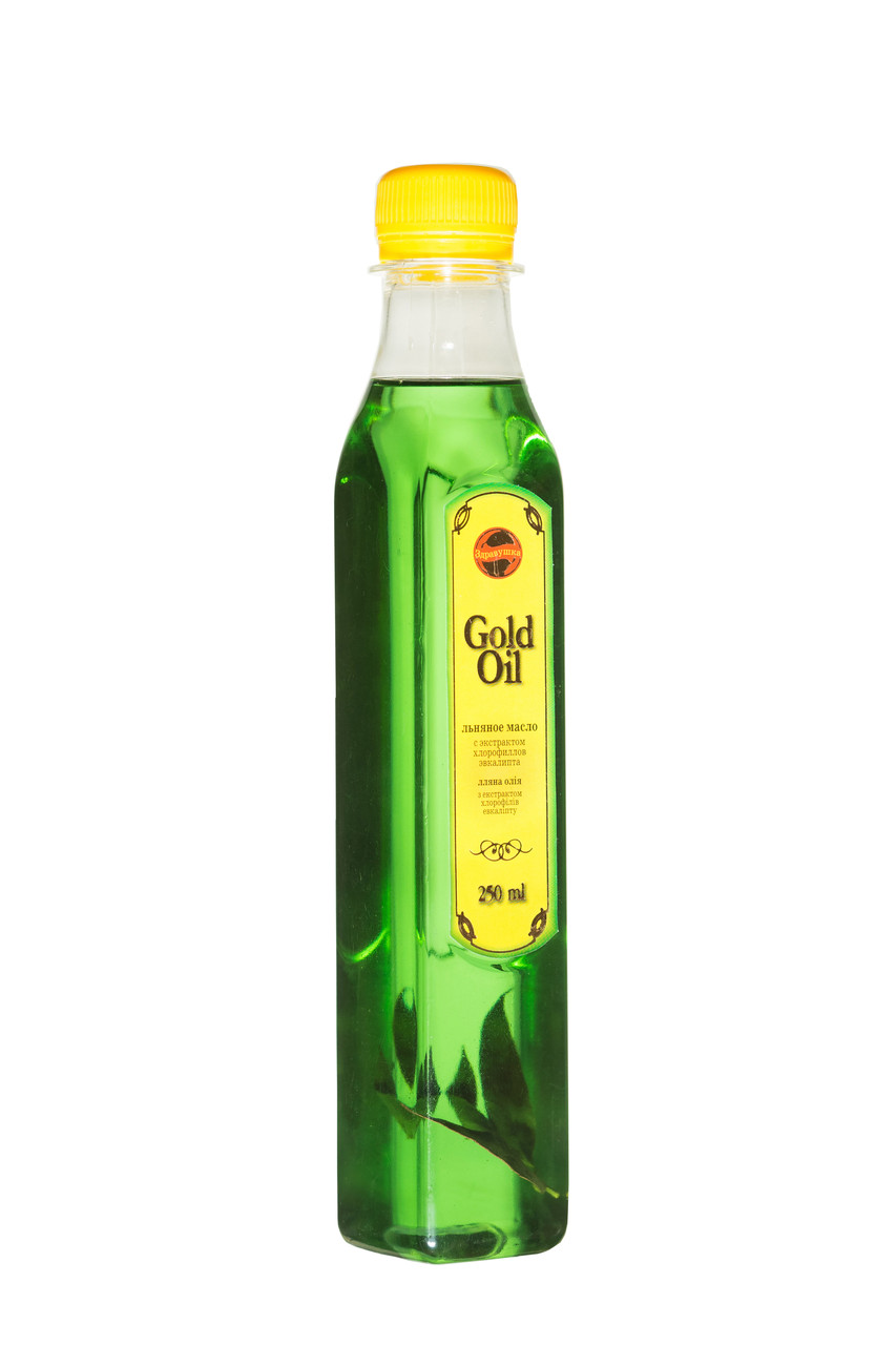 Олія льону з екстрактом хлорофілів евкаліпта - антисептичний, загальнозміцнюючий засіб.