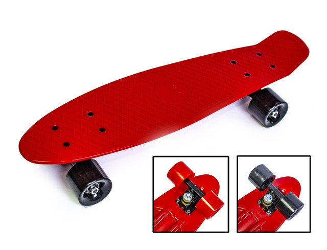 Penny Board. Красный цвет. Матовые колеса. Penny Board. Красный цвет. Матовые колеса.