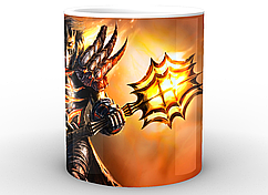 Кухоль GeekLand World of Warcraft Світ Військового Ремесла зі зброєю WW.02.56