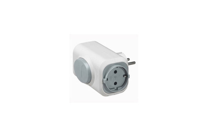 Розетка 2Х2К+З З кнопкою виштовкування 50665 Legrand Elium, фото 1