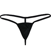 Еротичні трусики стрінги жіночі чорні. Еротична сексуальна нижня білизна
