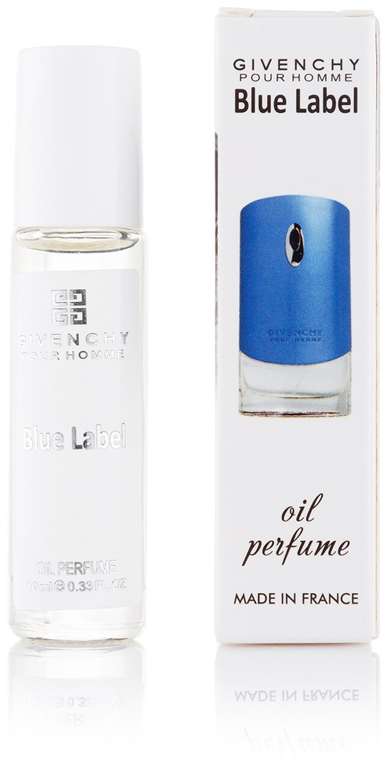 Кульковий чоловічий парфум Pour Homme Blue Label масляний - 10 мл