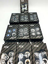 Болти для номерного знака YEK з логотипом MERCEDES, набір болтів для номерів логотип Мерседес бенц, фото 2