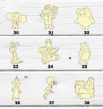 Іграшка фігурка з фанери для розмальовування, творчості, декупажу , фото 3