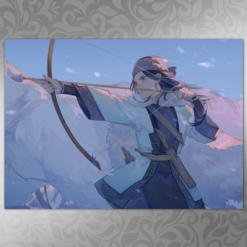 Плакат А4 Аніме Golden Kamuy 004