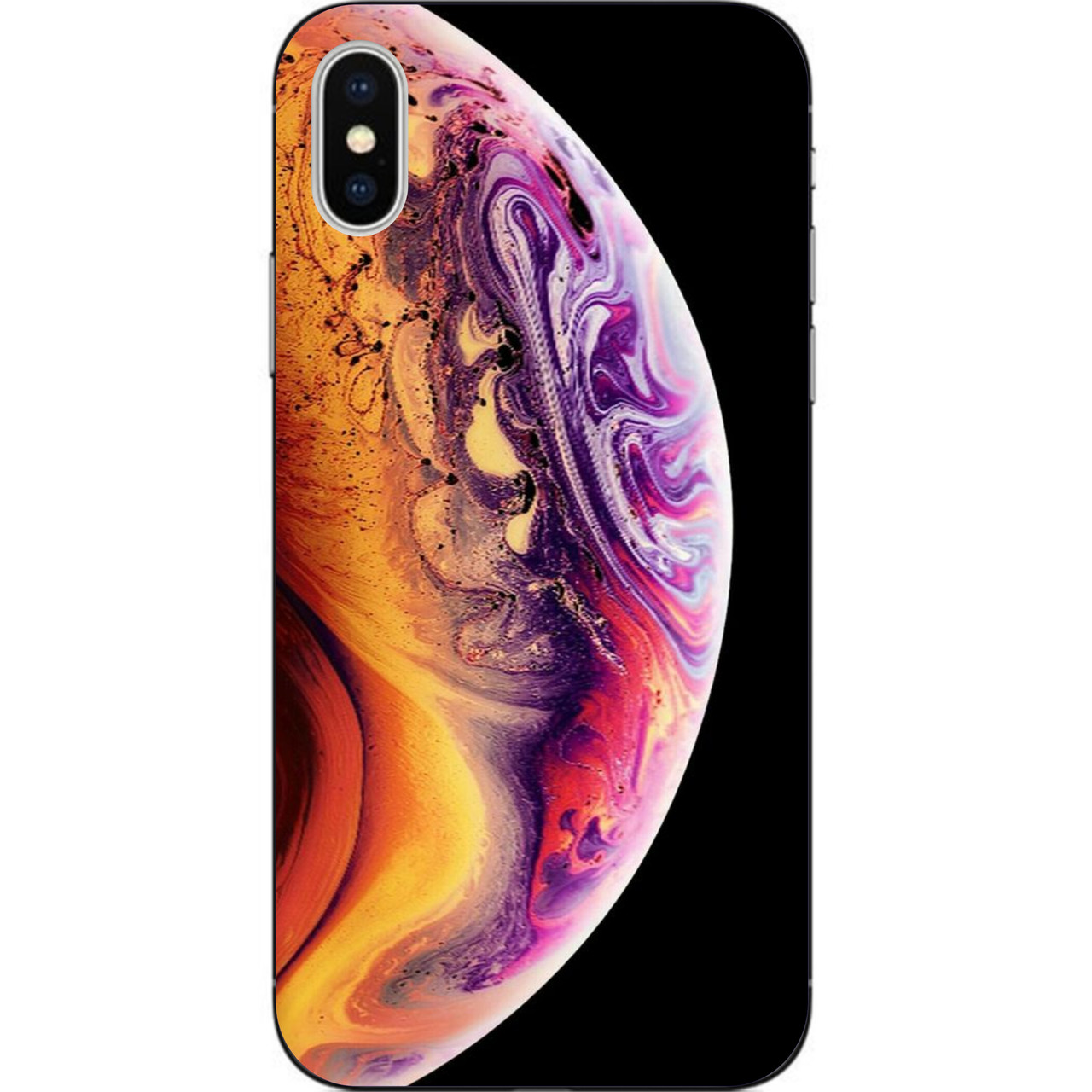 Чохол силіконовий з картинкою для Iphone XS Планета