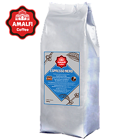 Кава в зернах Amalfi Espresso NERO (1 кг) 20 % арабіка, 80 % робуста