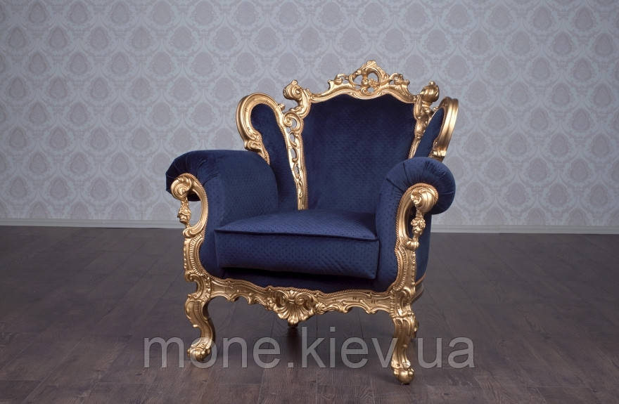 Крісло в стилі бароко "Ізабелла" у тканини
