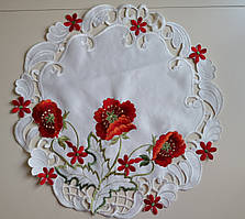 Серветка з маками 40 см