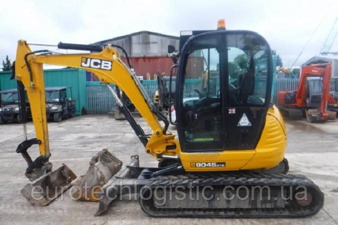 Мініекскаватор JCB 8045 ZTS.