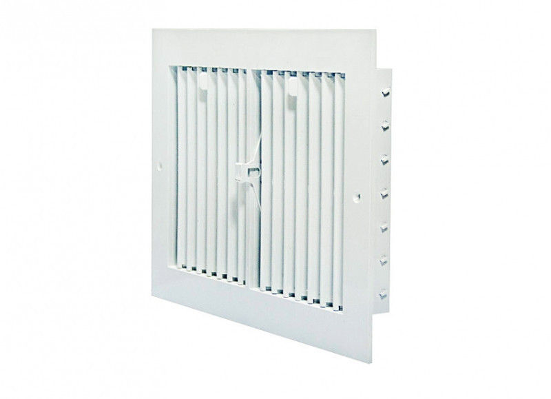 Решітка вентиляційна пластикова з регулюванням 110х550 мм Twitoplast ( onінь), фото 1